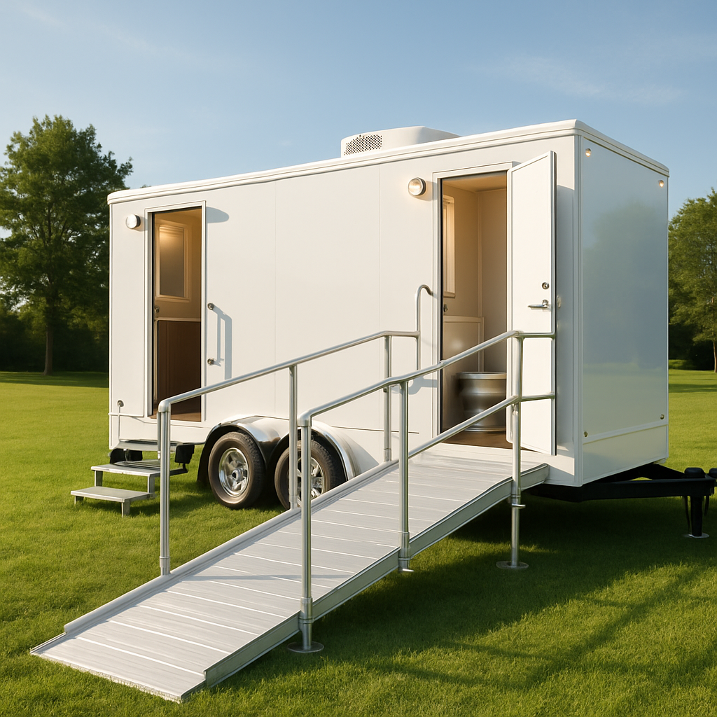 ADA restroom trailer rentals in Charlotte