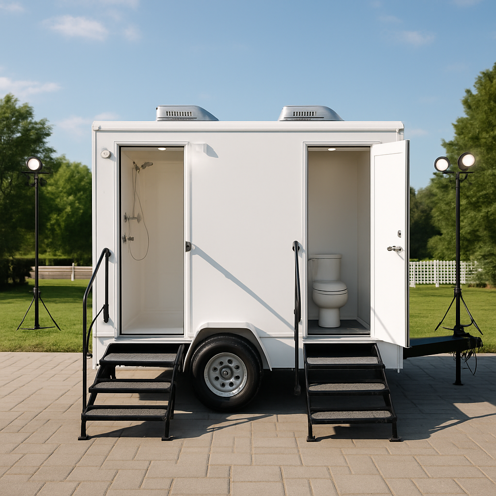 Shower trailers for Charlotte crews