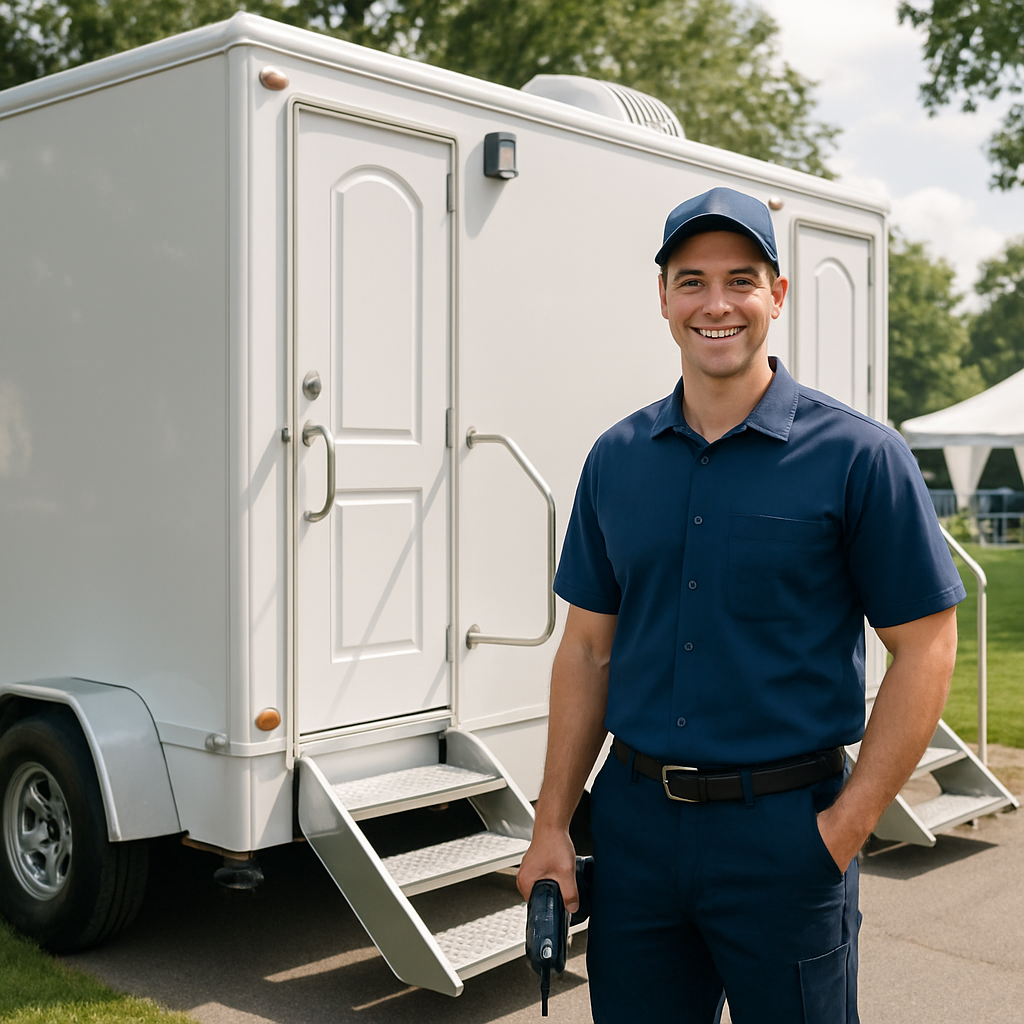 Charlotte restroom trailer attendants and logistics